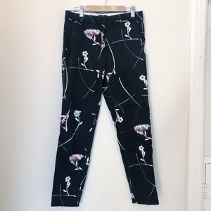 Floral H&M Crop Trousers